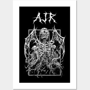 ajr death metal Posters and Art